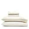 Boll & Branch Percale Hemmed Sheet Set, Split King In Neutral