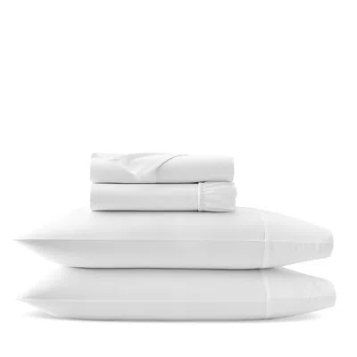 Boll & Branch Percale Hemmed Sheet Set, Twin Xl In White