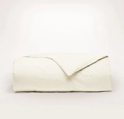 Boll & Branch Percale Quilted Down Alternative Comforter In White
