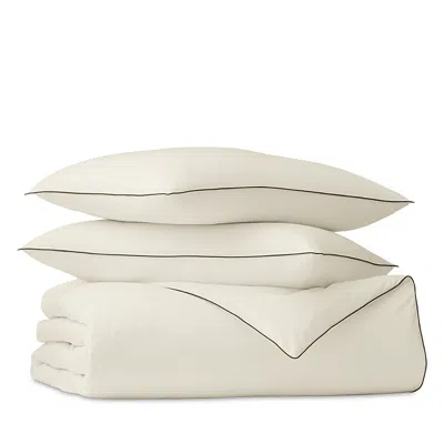 Boll & Branch Piped Edge Duvet Cover Set, King/california King In Neutral
