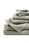 Boll & Branch Plush 6-piece Organic Cotton Bath Sheet Set In Sageleaf