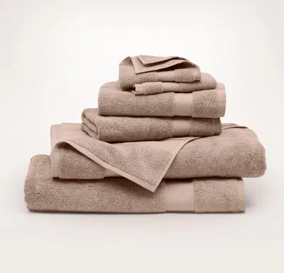 Boll & Branch Plush Bath Sheet Set In Brown
