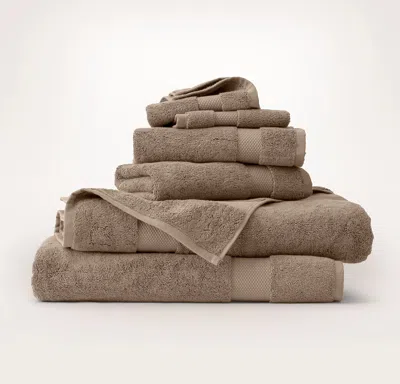 Boll & Branch Plush Bath Sheet Set In Brown