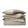 Boll & Branch Relaxed Seersucker Duvet Set, Full/queen In Neutral