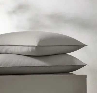 Boll & Branch Reserve Down Comforter Sham In Gray