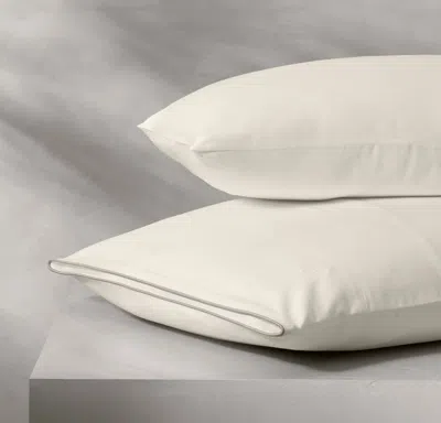 Boll & Branch Reserve Embellished Pillowcase Set In Neutral