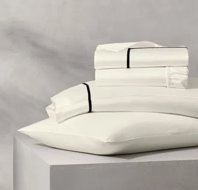 Boll & Branch Reserve Embellished Sheet Set In White