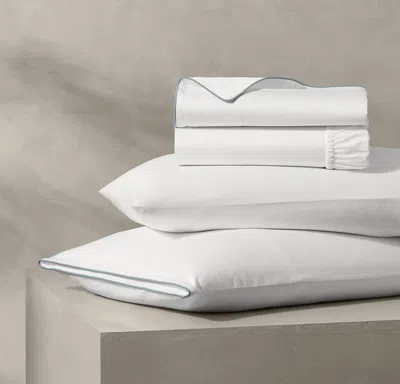 Boll & Branch Reserve Embellished Sheet Set In White