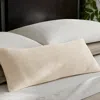 Boll & Branch Ribbed Knit Decorative Pillow With Insert, 14 X 34