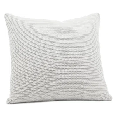 Boll & Branch Ribbed Knit Euro Pillow With Insert, 26 X 26