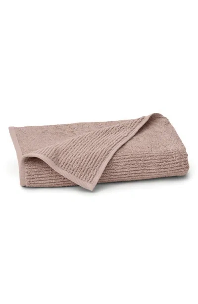 Boll & Branch Ribbed Organic Cotton Bath Towel In Pink