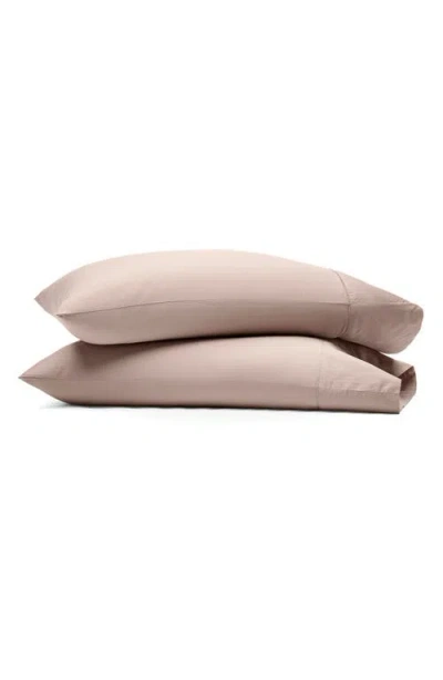 Boll & Branch Organic Signature Hemmed Pillowcase Set In Dusty Rose