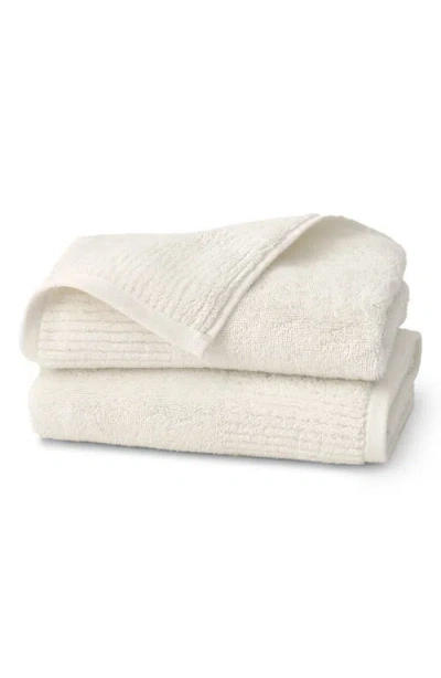 Boll & Branch Set Of 2 Ultraplush Organic Cotton Hand Towels In Neutral
