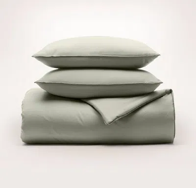 Boll & Branch Signature Comforter Set In Green