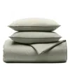 Boll & Branch Signature Comforter Set, Full/queen In Green