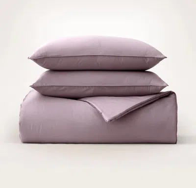 Boll & Branch Signature Comforter Set In Purple
