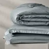 Boll & Branch Signature Cotton Hemmed Duvet Set, Twin/twinxl In Gray
