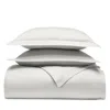 Boll & Branch Signature Cotton Hemmed Duvet Set, Twin/twinxl In Mist