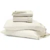 Boll & Branch Signature Curved Edge Organic Cotton Sheet Set In Cream/sand
