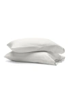 Boll & Branch Signature Curved Edge Set Of 2 Organic Cotton Pillowcases In White