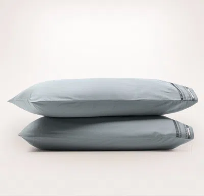 Boll & Branch Signature Embellished Pillowcase Set In Orange