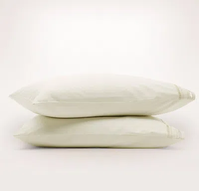 Boll & Branch Signature Embellished Pillowcase Set In Pink