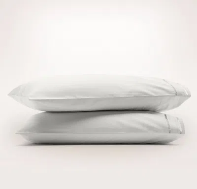 Boll & Branch Signature Embellished Pillowcase Set In Purple