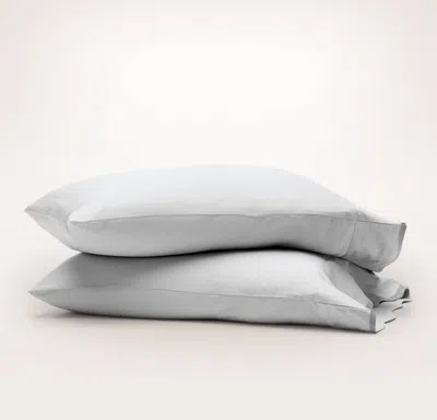 Boll & Branch Signature Embellished Pillowcase Set In Gray