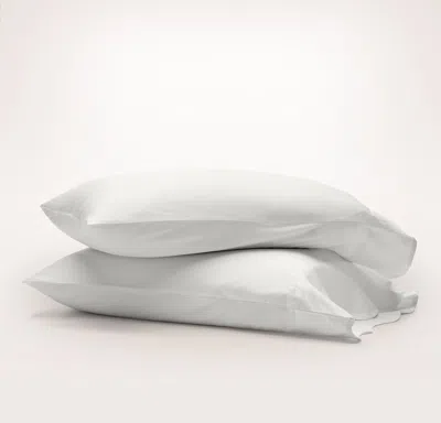 Boll & Branch Signature Embellished Pillowcase Set In Gray