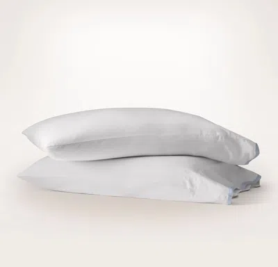 Boll & Branch Signature Embellished Pillowcase Set In Gray
