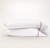 Boll & Branch Signature Embellished Pillowcase Set In White