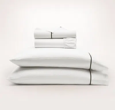 Boll & Branch Signature Embellished Sheet Set In White