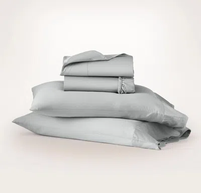 Boll & Branch Signature Embellished Sheet Set In Gray