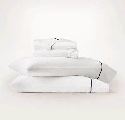 Boll & Branch Signature Embellished Sheet Set In White