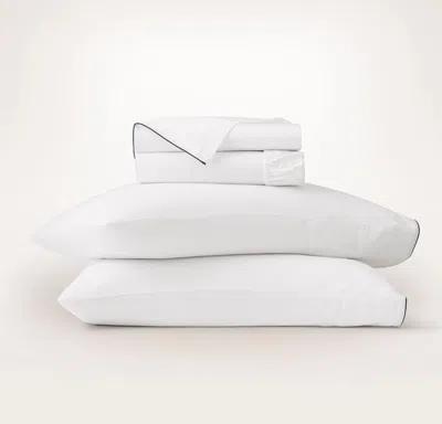 Boll & Branch Signature Embellished Sheet Set In White