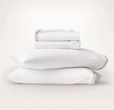 Boll & Branch Signature Embellished Sheet Set In White