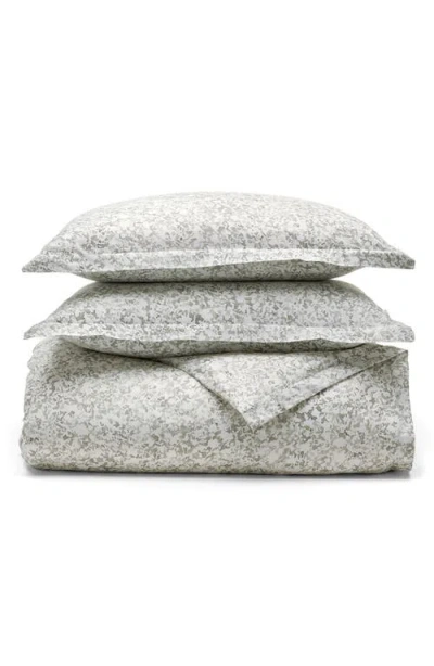 Boll & Branch Signature Garden Print Hemmed Organic Cotton Duvet Cover & Shams Set In Meadow