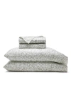 Boll & Branch Signature Garden Print Hemmed Organic Cotton Sheet Set In Meadow