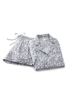 Boll & Branch Signature Garden Print Sleep Shorts In Bay