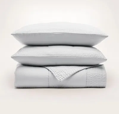 Boll & Branch Signature Handstitched Quilt Bundle In Gray