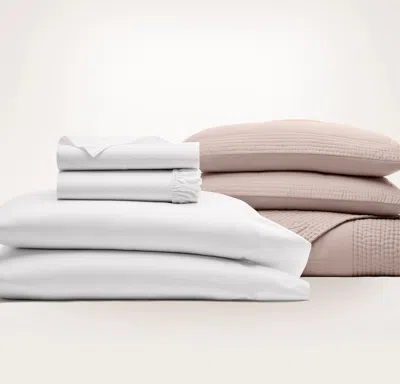 Boll & Branch Signature Handstitched Quilt Starter Bundle In White