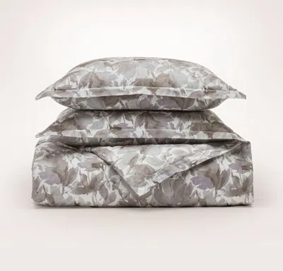Boll & Branch Signature Hemmed Duvet Set In Brown