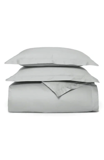 Boll & Branch Signature Hemmed Duvet Set In Gray