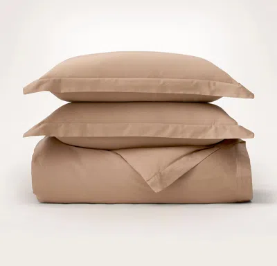 Boll & Branch Signature Hemmed Duvet Set In Nude