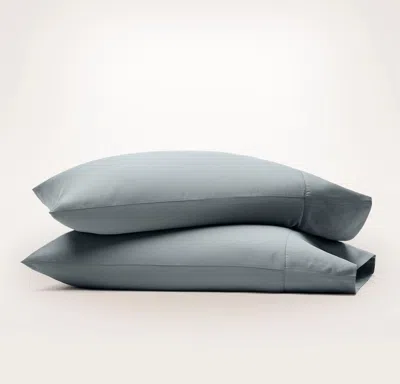 Boll & Branch Signature Hemmed Pillowcase Set In Gray