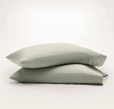 Boll & Branch Signature Hemmed Pillowcase Set In Gray