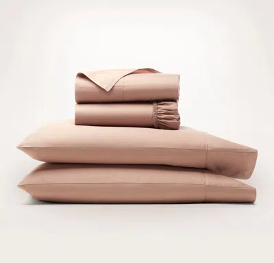 Boll & Branch Signature Hemmed Sheet Set In Brown