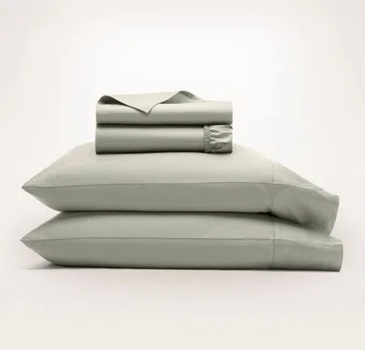 Boll & Branch Signature Hemmed Sheet Set In Gray