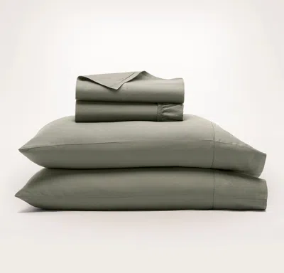 Boll & Branch Signature Hemmed Sheet Set In Gray