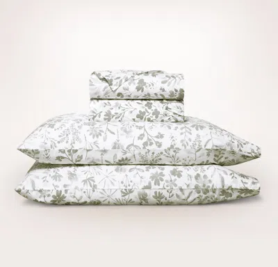 Boll & Branch Signature Hemmed Sheet Set In Green